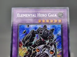 YuGiOh Elemental Hero Gaia ANPR-EN099 1st Edition Secret Rare LP - Image 4
