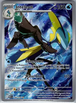 Inteleon 142/132 ME01: Mega Evolution - Pokemon Card - NM - Image 1