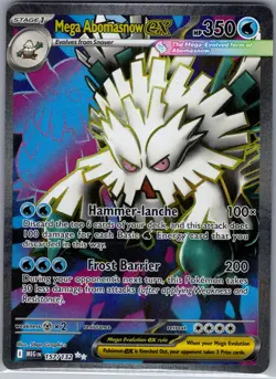 Mega Abomasnow ex 157/132 ME01: Mega Evolution - Pokemon Card - NM - Image 1