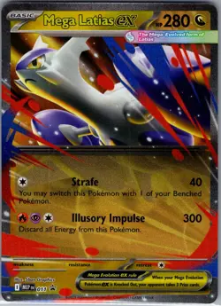 Mega Latias ex - 011 ME: Mega Evolution Promo - Pokemon Card - NM - Image 1