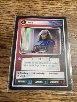 Star Trek CCG - Card - Reflections - Foil - Lursa - Image 1