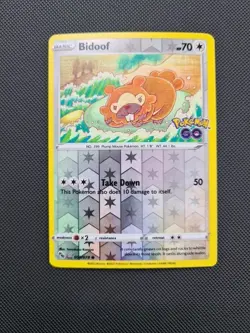 Bidoof (Secret Ditto) - 059/078 - Pokemon GO - Pokemon TCG Card - Image 1