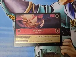 Jolly Roger Hook's Ship 27/P1 Holo Foil Promo Card Disney Lorcana Inklands - Image 1