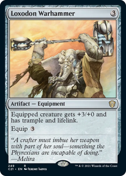 Loxodon Warhammer 249 Rare Commander 2021 C21 MTG - Image 1