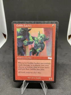 Goblin Lackey Urza's Saga Regular MTG HP - - Image 1
