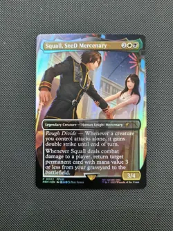 MTG Squall, SeeD Mercenary. Foil Promo. Standard Showdown - Image 1