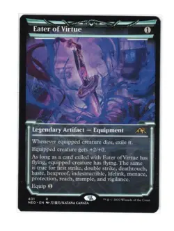 MTG - MM - Eater of Virtue (Showcase) - Kamigawa: Neon Dynasty 401 - Image 1