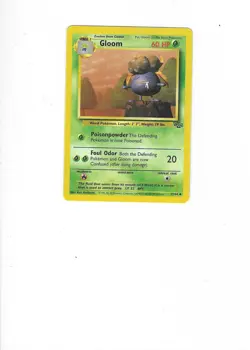 1999 Pokemon TCG Jungle Gloom 37/64 Unlimited WOTC Vintage - Image 1