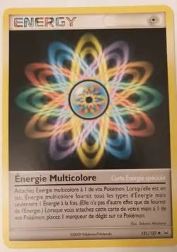 Pokemon Carte Energie Multicolore 121/127 Platine Rare Francaise FR - Image 1
