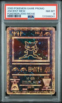 Ancient Mew Pokemon TCG the Movie Release Promo 2000 English PSA 8 - Image 1