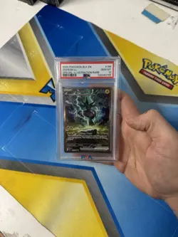 PSA 10 GEM MINT 2025 POKEMON ZEKROM ex #166 BLACK BOLT Special Illustration Rare - Image 1