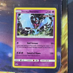 Pokemon TCG Dawn Wings Necrozma SM123 Black Star Promo NM - Image 1