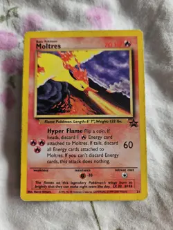 Moltres #21 Promo Black Star Wizards of the Coast 1999 Pokemon Card - Image 1