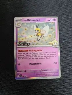 Pokemon Lillie's Ribombee SVP 183 Promo Pre release stamped Journey Together - Image 1