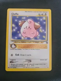 Cleffa Black Star Promo 31 Pokemon Light play - Image 1