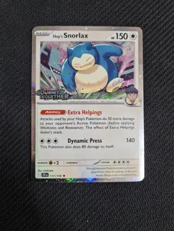 Pokemon Hop's Snorlax 117/159 Pre release stamped Journey Together - Image 1