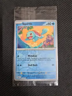Squirtle 007/165 Pokemon Center Stamped 151 Promo SEALED - Image 1