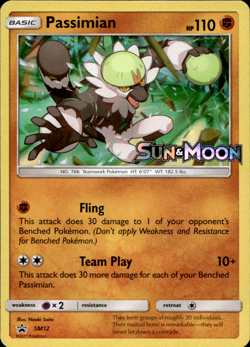 PASSIMIAN SM12 PRERELEASE PROMO SM BASE Pokemon - Image 1
