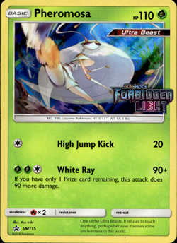 PHEROMOSA SM115 PRERELEASE PROMO FORBIDDEN LIGHT Pokemon - Image 1