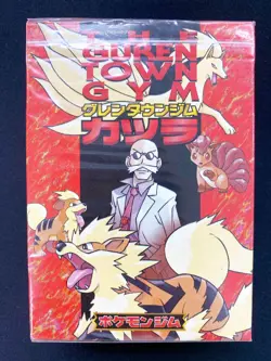 Pokemon Japanese Gym Challenge Guren Town Deck Blaine 1998 - Image 1