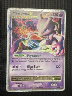 POKEMON MEWTWO LV. X DP28 PROMO BLACK STAR COSMOS LP CARD SEE PICS PL - Image 1