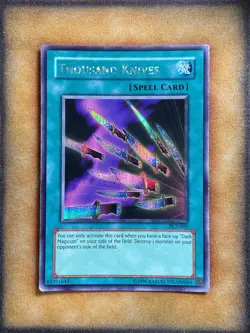 Yugioh Thousand Knives PCY-003 Parallel Secret Rare MP - Image 1