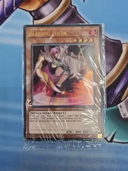 Blazing Hiita LART-EN034 Ultra Rare Yugioh SEALED - Slight Warp - Image 1