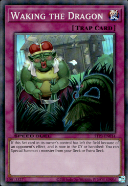 WAKING THE DRAGON STP3-EN014 SUPER RARE YuGiOh - Image 1