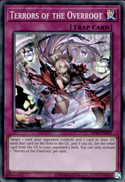 TERRORS OF THE OVERROOT OP24-EN011 SUPER RARE LP YuGiOh - Image 1