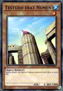TESTUDO ERAT NUMEN OP21-EN014 COMMON YuGiOh - Image 1