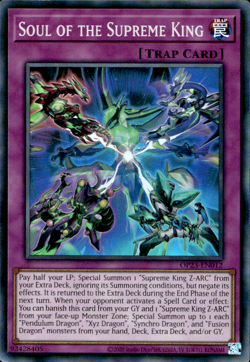SOUL OF THE SUPREME KING OP23-EN012 SUPER RARE YuGiOh - Image 1