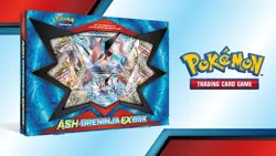 Pokemon Ash-Greninja EX Box (XY, Sun & Moon) 4 Packs Sealed - Image 1