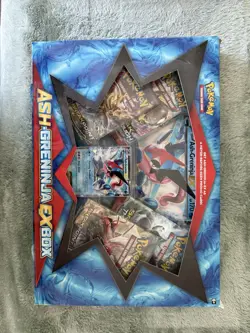 Pokemon Ash-Greninja EX Box (XY, Sun & Moon) 4 Packs Sealed - Image 3