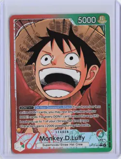 Monkey D. Luffy One Piece TCG OP13-001 Alt Art Leader AA Card Game CCG English - Image 1
