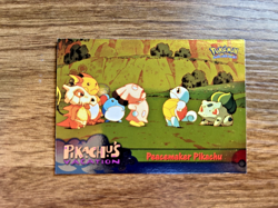 #46 Peacemaker Pikachu Holo Foil - Pikachu's Vacation - Pokemon Topps Card - Image 1