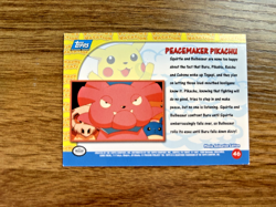 #46 Peacemaker Pikachu Holo Foil - Pikachu's Vacation - Pokemon Topps Card - Image 2