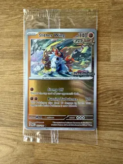 Pokemon TCG Slither Wing 107/182 Paradox Rift Best Buy 2023 Promo Stamped Sealed - Image 1