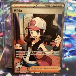 Hilda 164/086 Full Art Ultra Rare White Flare Pokemon TCG Trainer Card - Image 2