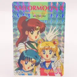 Sailor Moon R Holo Jupiter Mercury Amada Japan Limited TGC #225 Japanese Card - Image 1