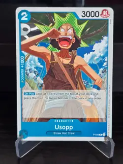 One Piece Card Game - Usopp (Sealed Battle Kit Vol. 1) P-049 - NM - Image 1