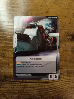 Argama (GD02-129) [Foil] (NM) Gundam Card Game Dual Impact English - Image 1