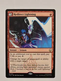 Redirect Lightning R0151 Regular Avatar: The Last Airbender MTG NM Never Played - Image 1