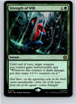 Magic the Gathering Strength of Will Marvel's Spider-Man MTG Free Shipping! - Image 1