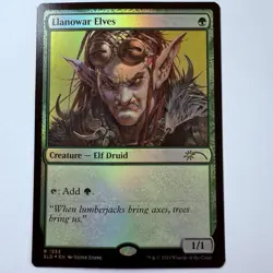 Magic The Gathering Mtg Foil Llanowar Elves Jesper Ejsing Secret Lair Near Mint - Image 1