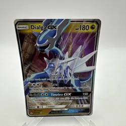 Pokemon Card TCG Dialga GX 100/156 Holo Ultra Rare Card SM Ultra Prism NMT/LP - Image 1