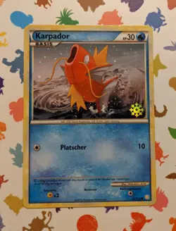 Pokemon Magikarp 72/123 HGSS *German* Snowflake Stamp Countdown Calendar 2010 - Image 1
