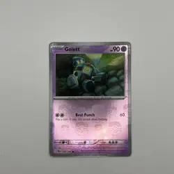 Golett (Master Ball Pattern) 042/086Sv: Black Bolt Holo NM - Image 1
