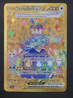 Terapagos ex 173/142 NM Hyper Rare - Stellar Crown Pokemon TCG - Image 1