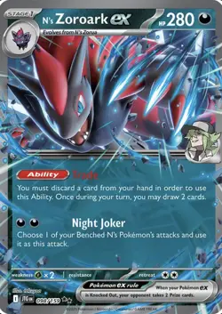 ??N’s Zoroark | EX | 098/159 | Journey Together | Double Rare | Pokemon TCG?? - Image 1