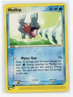 Pokemon TCG - Mudkip 65/97 - Dragon - Common - Image 1